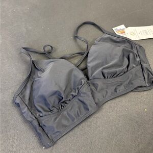 Black Women's Swim Top